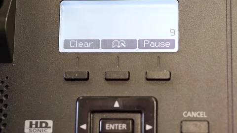 911 apears on phone display Stock Footage 88827814
