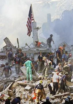 9/11 attack aftermath, New York, USA - 03 Sep 2021 Stock Photos