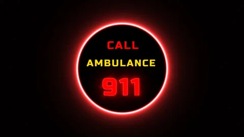911 Calling Emergency ambulance Services Stock Footage 246802812