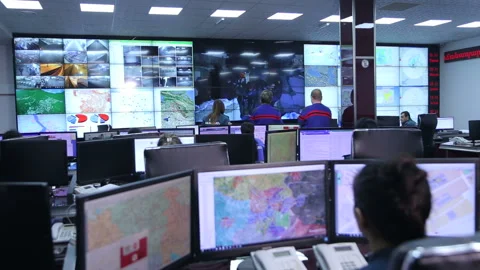 911 Emergency and Control Center  스톡 동영상 137452341