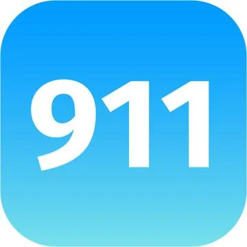 911 emergency icon Stock-Illustration