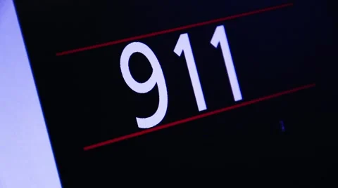 911 Emergency number Stock Footage 43373376
