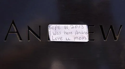 9/11 faces of mourning over 25 years, New York, USA - 11 Sep 2013 Fotos Stock