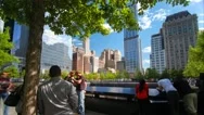 911 Memorial Hyperlapse In New York Stock Footage
