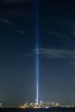 911 Memorial Lights Stock Photos