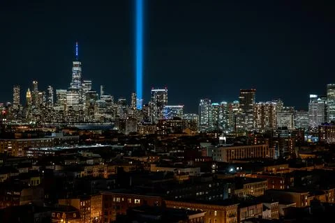 9/11 Tribute Stock Photos