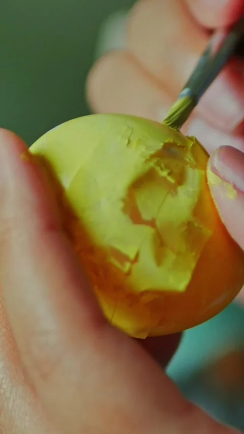 9:16 Home made Spring Eggs Stock Footage 237189275