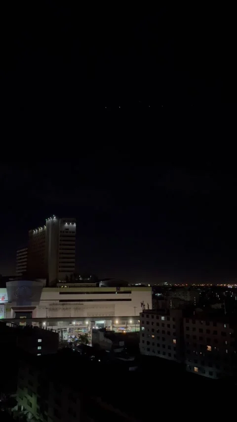 9:16 Landscape At Night Stock Footage 205877820