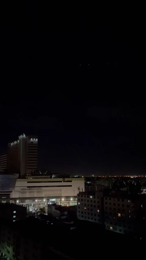 9:16 Landscape At Night Stock Footage 205877947
