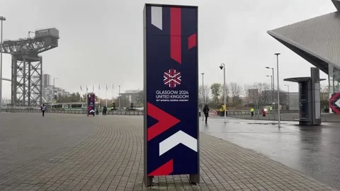 92nd Interpol General Assembly kicks off in Scotland, Glasgow, GB - 04 Nov 2024 Stock Footage 290425752