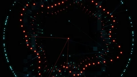 941 - Data Graph Circle 01 Compositing 2D Stock Footage 168079560