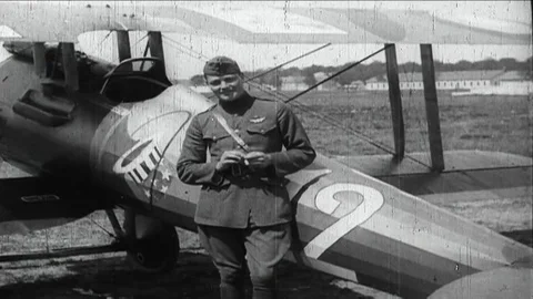 94th Aero Squadron  WWIPilots Vídeo Stock 73058744