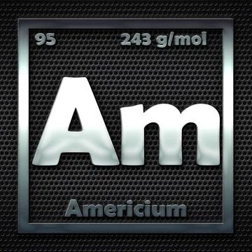 95.-Americium Illustrazione stock