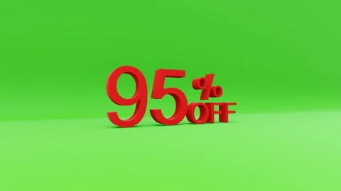 95 percent off 3D rendering Stock Footage 153359367