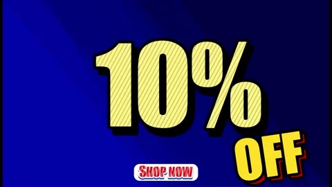 95% OFF SHOP NOW - Seamless looping Swing banner text promotion animation effect Stock Footage 288186194