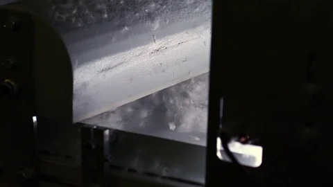 954 Slow motion of the down filling machines selecting down with sensors, s.. Stock-Footage 71636483