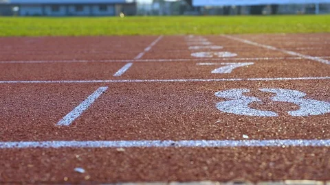95.Running track Stock Footage 104021189