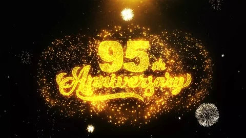 95th Happy Anniversary Wishes Greetings ... | Stock Video | Pond5
