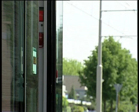 98 tram leaving Stock Footage 371120
