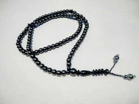 99 prayer beads for dhikr 스톡 사진
