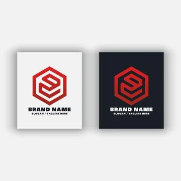 9C logo design template Stock Illustration