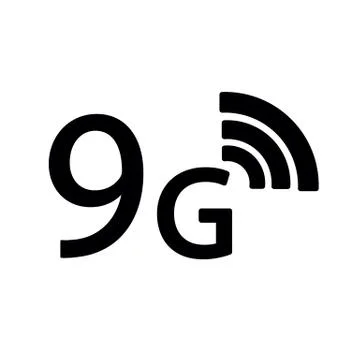 9g internet icon. icon for mobile phone or smart device. Stock Illustration