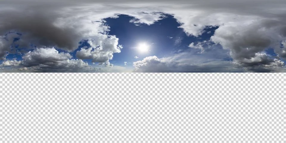 9K 360 VR 2:1 Equirectangular Sky Background Overlay Stock-Fotos