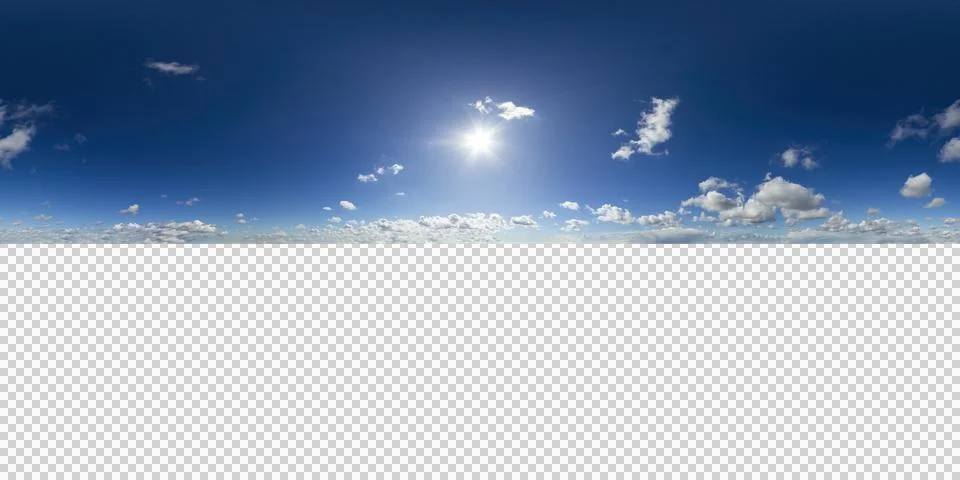 9K 360 VR 2:1 Equirectangular Sky Background Overlay Foto stock