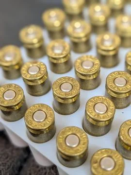 9mm Ammo Stock Photos