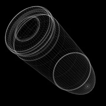 9mm bullet Stock Illustration