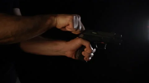 9mm eject2 Stock Footage 197008377