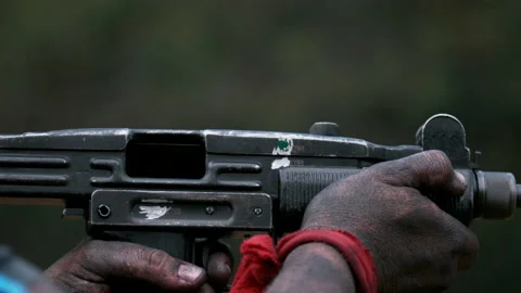 9mm Uzzi Stock Footage 151079102