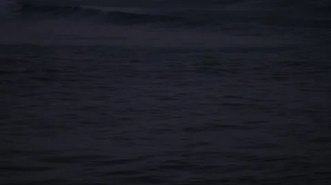 9pm Ocean waves Video stock 41299205