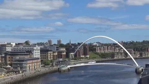 9s bridge on tyne Stock Footage 78242428