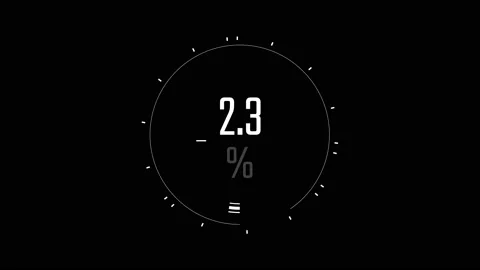 9x hud pack animation digital technology company customer track loading info Stock Footage 232344001