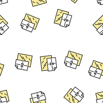 A2 format for poster printing vector seamless pattern Stock Illustration