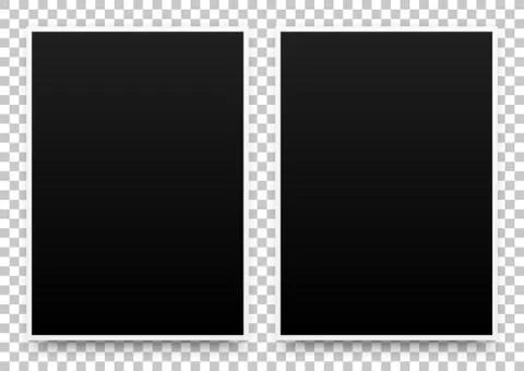 A2 Posters Mock-up Stock Illustration