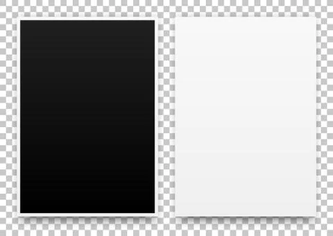 A2 Posters Mock-up Stock Illustration