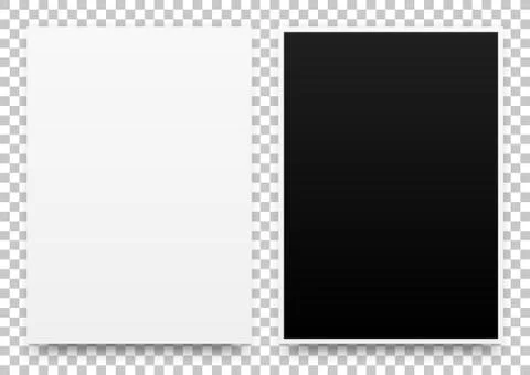 A2 Posters Mock-up Stock Illustration