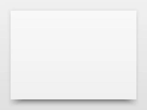 A2 White Poster Mock-up Stock Illustration