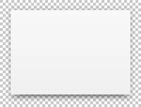 A2 White Poster Mock-up Stock Illustration