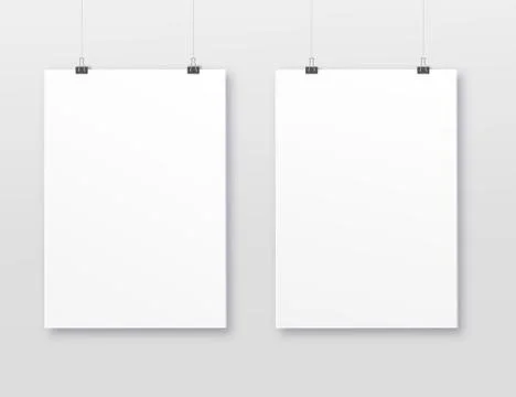 A3, A4 horizontal blank picture frame for photographs. Two Picture in the Stock Illustration