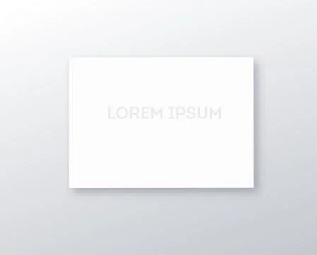 A3, A4 vertical blank picture frame for photographs. Vector realisitc paper or Stock Illustration