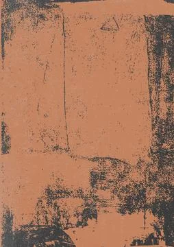 A3 Textured abstract Halloween background with rough brush strokes and dist.. イラスト素材