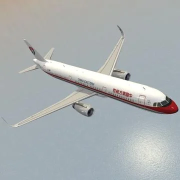 3D Model: A321neo China Eastern ~ Buy Now #91388989 | Pond5