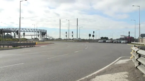 A33 at M4 jnc11 03 Stock-Footage 28153157