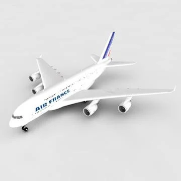 A380 hi-poly 3D Model