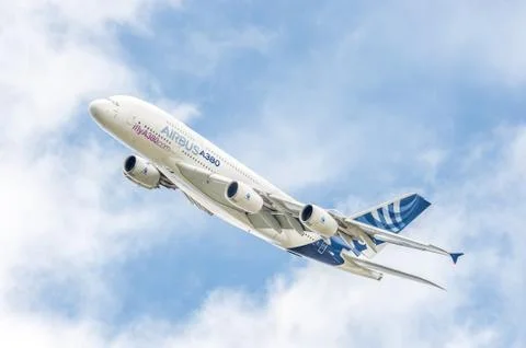 A380 low-level Stock Photos