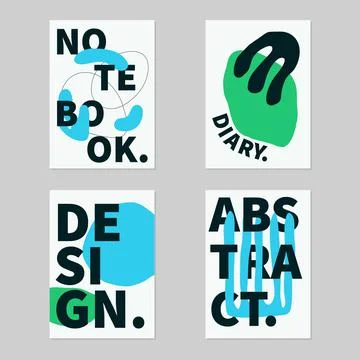A4 Abstract Cover Design Illustrazione stock