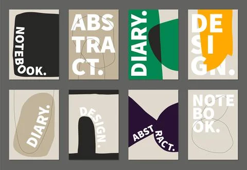 A4 Abstract Cover Design Stock Illustration